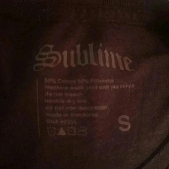 Sublime Band T-Shirt Gray Short Sleeve Graphic Tee Long Beach Music Size Small - Picture 6 of 6